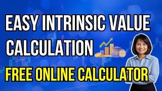 Easy Way to Calculate INTRINSIC VALUE of STOCK / Stock Market Investing for Beginners