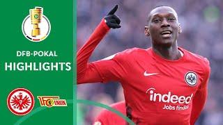 Kolo Muani's 93sec Brace! | Frankfurt vs. Union Berlin 2-0 | Highlights | DFB-Pokal - Quarter-Finals