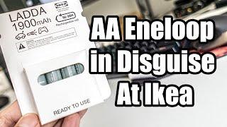 Ikea LADDA Eneloop in Disguise! 1900 mAh Rechargeable Battery HR6 AA Review Capacity Test