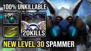 NEW Level 30 Grand Meepo Spammer 100% Unkillable Max Stats & Insane Micro God Dota 2