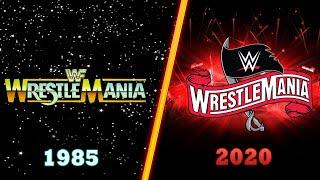 Evolution of Wrestlemania Logo (1985-2021) | All Logo of Wrestlemania | 37 Logo Transformation | AWE