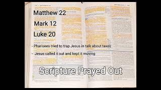 Pharisees tried to trap Jesus in talk about taxes - Jesus called it out and kept it moving