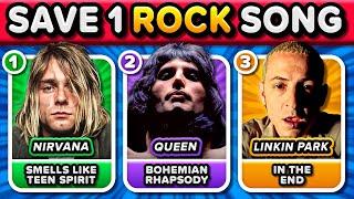 Save 1 Song Per Band: The BEST ROCK BANDS of ALL TIME | Music Quiz