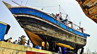 Amazing Handmade Ship Manufacturing Process in Pakistan | How to Make lanj in local Workshop