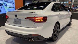 VOLKSWAGEN JETTA GLI 2023 - FIRST LOOK & visual REVIEW (exterior, interior, ambient lights)