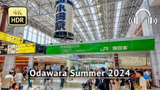 Odawara Summer 2024 Walking Tour [4K/HDR/Binaural]