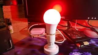 RGB Light bulb with remote