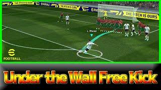 【Tutorial】Under the Wall Free Kick│eFootball Mobile 2023