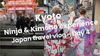 Japan Travel Day 4 - Unforgettable Kyoto Adventures: Ninja Experience & Kimono Magic!