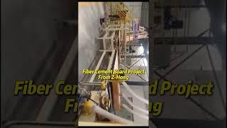 fiber cement sheet production line trimming and recessing fiber cement board machine