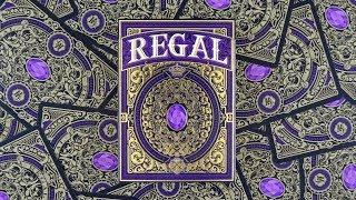 Regal Purple Playing Cards by Gamblers Warehouse | Deck Review -Display