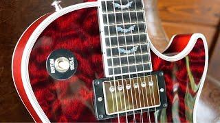 A Chance Encounter | 2020 Gibson Les Paul Custom Bats in Flight Red Review + Demo