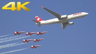 4K | Patrouille Suisse (100-jähriges Jubiläum der schweizer Luftwaffe) bei der Payerne Air14