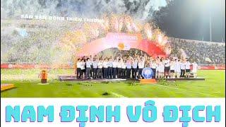 Thép Xanh Nam Định vô địch - Văn Toàn - Tuấn Anh & HLV Vũ Hồng Việt
