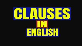 Clauses in English - SOWJANYA'S ENGLISH CLASS