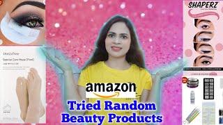 I tried random beauty products from AMAZON | Sakshi Anand