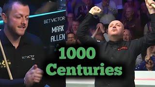 John Higgins 1000’th century  || Snooker 2024