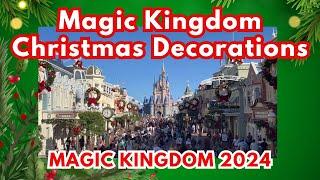 Christmas Decorations at Magic Kingdom 2024