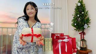 5년차 수험생 부부vlog • 변시까지 30일!! 연말 선물 & 우리끼리 홈 파티