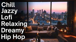 LoFi Jazzy Hip Hop Mix | Relaxing Beats with Cozy Highrise Views