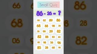 How Fast Can You Find the Number? — How Sharp Is Your Vision? — Try This Number Hunt!