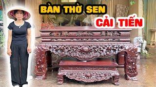 Bàn Thờ Sen Cải Tiến Lên Ngôi  Sập Thờ Cung Đình Truyền Thống Liệu Có Bị Thất Sủng