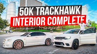 50K TWIN TURBO TRACKHAWK INTERIOR IS COMPLETE INSANE QUALITY