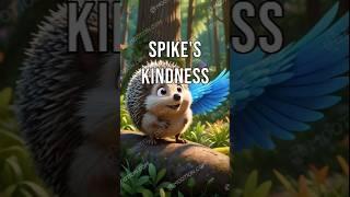 Spike's kindness #friendship #forest #hedgehog #kindness #animals#shorts