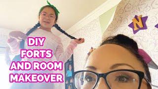 TEAM SHEN DIY FORTS AND ROOM MAKEOVER!!