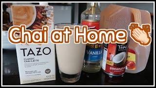 EASY (2) Tazo Chai Latte Drinks at home!  (Delicious, too!!)