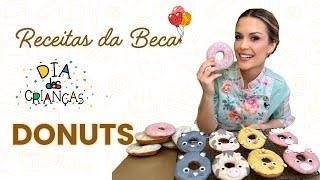 Como Fazer Donuts Fofinhos em Formato de Animais  | Receita Divertida para Fazer com as Crianças!