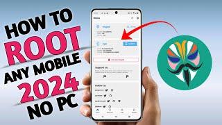 How to Root any Mobile in 2024 without PC | How to flash Magisk in Android Mobile