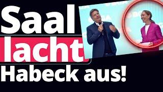 Habeck erlebt Desaster auf Bühne!