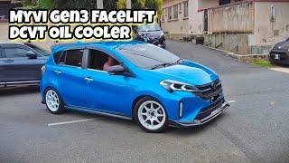 Myvi Gen3 Facelift DCVT pasang External ATF Oil Cooler