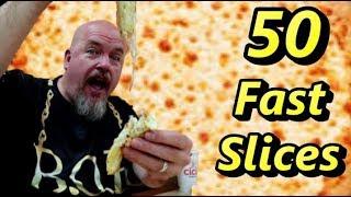 Inhaling 50 slices, 8.5 lbs at Cici's Pizza Buffet - AYCE w/my daughter w/Baxter Woo