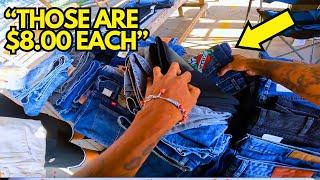 Vintage Y2K Denim Haul At The Flea Market !