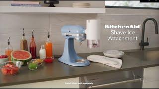 KitchenAid Ice Shave Attachment | How to use