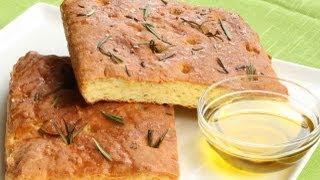 Golden Gluten Free Focaccia Bread Recipe