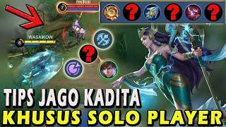 CARA MAIN KADITA TERBARUBUILD EMBLEM DAN ITEM KADITA GAMEPLAY KADITA MID - MOBILE LEGENDS #mlbb