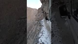 driving on the edge of the mountains | Shimshal Valley Road | Hunza Valley| Cartoon shorts TikTok