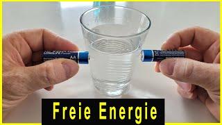 Freie Energie mit Wasser + Anleitung Tutorial