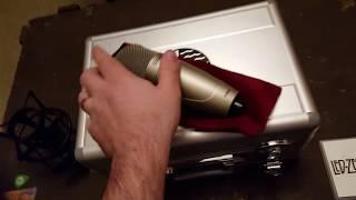 SHURE KSM32 KSM 32 MIC MICROPHONE SET UP CLOSE UNBOXING VIDEO REVIEW