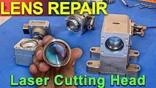 CHANGE LENS INSIDE LASER CUTTING HEAD - RAYTOOLS CUTTING HEAD REPAIR