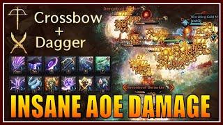 CROSSBOW & DAGGER: Massive Multi Target Damage Skills & Rotation! (pve) - Throne and Liberty