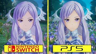 Sword Art Online: Fractured Daydream  Nintendo Switch vs PS5 Graphics Comparison