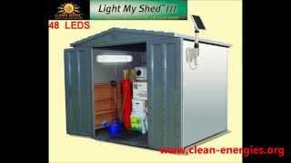 Gama Sonic Solar Shed Light 48 LEDs - Indoor Solar Light