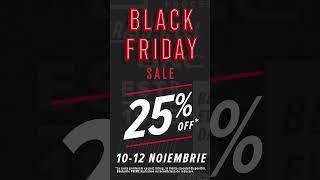 BLACK FRIDAY la GNC! -25% la toate produsele, 10-12 noiembrie*