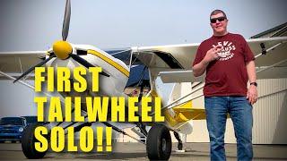 Ryan's First Tailwheel Solo Flight - In a Kitfox!