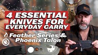 Top Survival Knives - Feather Series & Phoenix Talon - Outdoor Element Everyday Carry Survival Tools