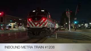 The Complete Metra Morning Rush Hour At LaGrange Road On October 22, 2024